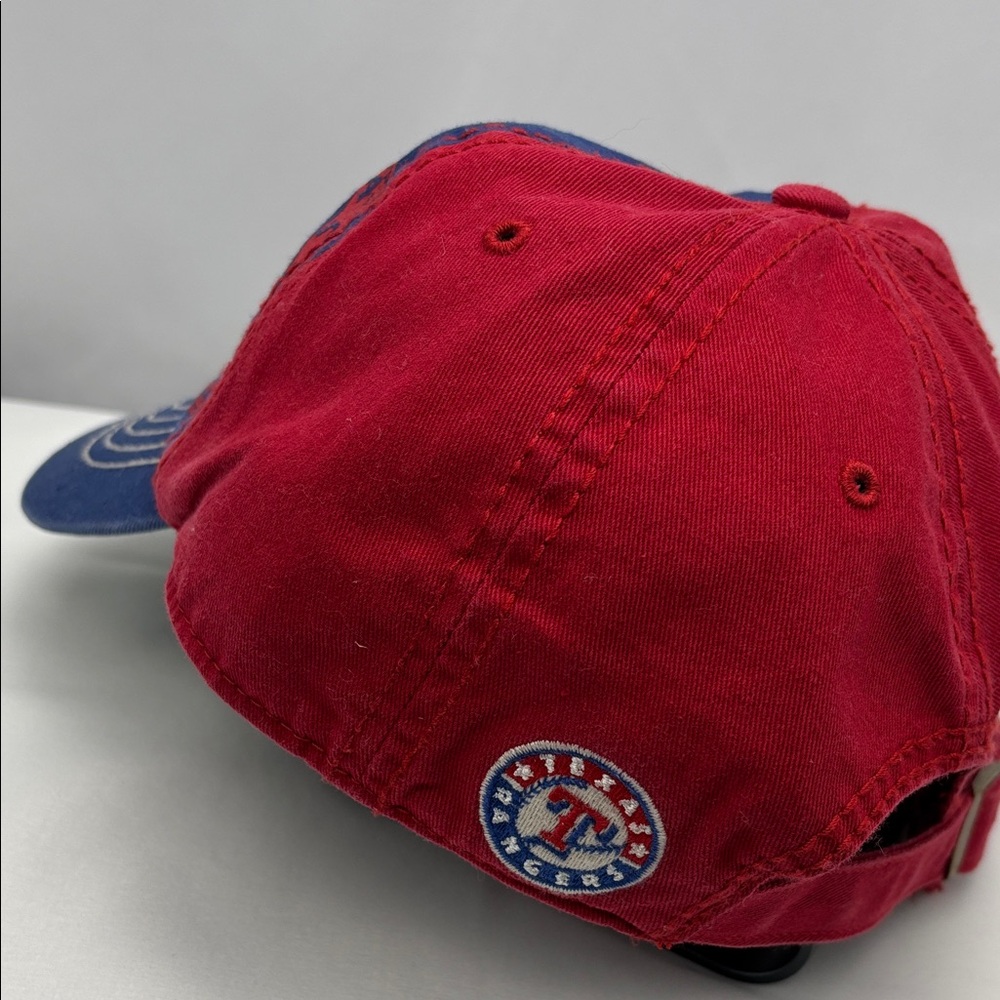 47 Brand Texas Rangers Blue and Red Baseball Cap - Picture 6 of 8